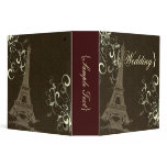 PixDezines Dolcè, La Tour Eiffel+Vanilla Swirls Vinyl Binders