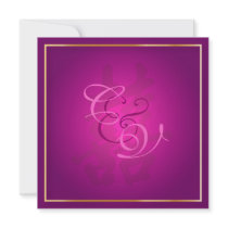 PixDezines Double Happiness, Chinese/Framboise Personalized Announcements