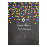 PixDezines fiesta+chalkboard/bat mitzvah invitations
