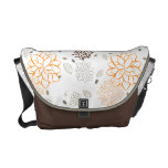 PixDezines floral rickshaw messenger bags