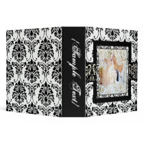 PixDezines Florentius Damask, Custom Color/!! 3 Ring Binders