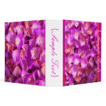 PixDezines Fuschia/Orange Hydranges binders