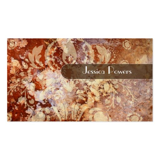 PixDezines Granite Counter Top Business Card Template (front side)