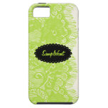 PixDezines green lace iPhone 5 Cover