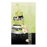 PixDezines green tea fondant cake/diy color business cards