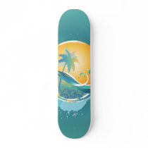 PixDezines Grunge Aloha ♥♥♥♥ Skateboard
