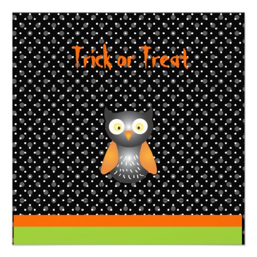 PixDezines Halloween, Trick or Treat Custom Invite
