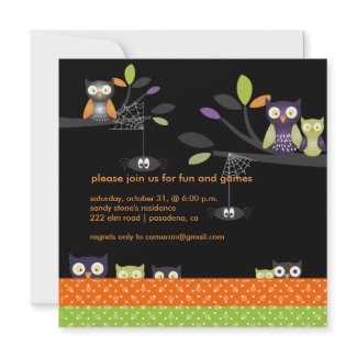 PixDezines Halloween, Trick or Treat Custom Invite