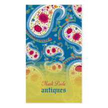 PixDezines handdrawn paisley/diy background Business Card Templates