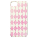 PixDezines Harlequin/Ivory+pink iPhone 5 Cover