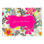 PixDezines Hawaiian Jungle/Custom Background color Business Card