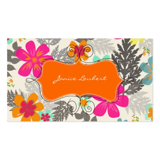PixDezines Hawaiian Jungle/diy Background color Business Card Template