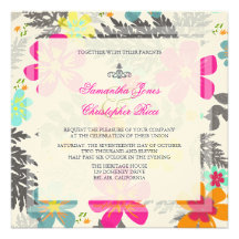PixDezines Hawaiian Jungle/DIY background color Custom Announcement