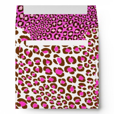 PixDezines Hot Pink Leopard for Divas Envelope
