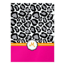 PixDezines Jaguar/black+grey/diy trim colors Invitations