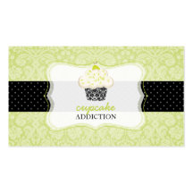 PixDezines Keylime cupcake/pâtisserie Business Card