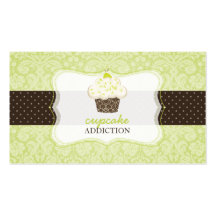 PixDezines Keylime cupcake/pâtisserie Business Card