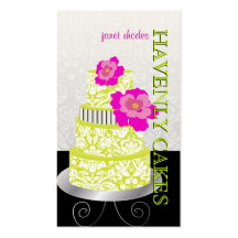 PixDezines Keylime Sponge Cake/pâtisserie Business Card Template