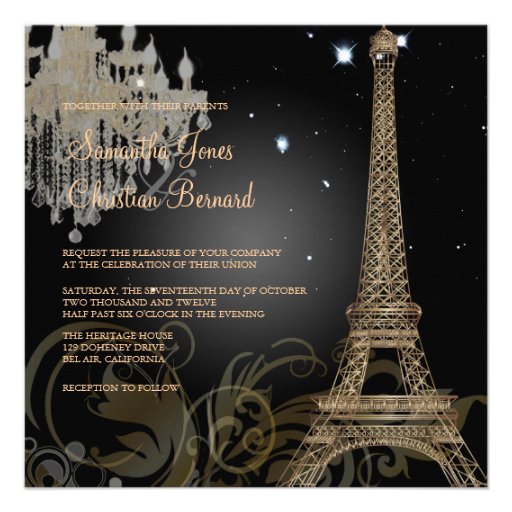 PixDezines la tour eiffel/paris Custom Announcements