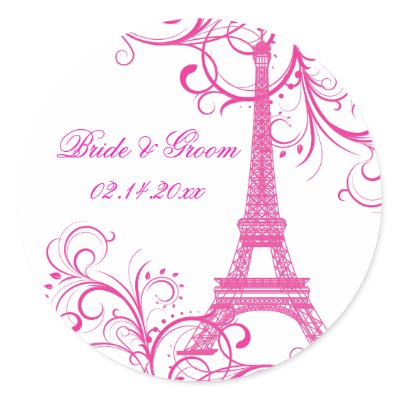 PixDezines La Tour Eiffel+Swirls/DIY background Stickers