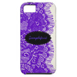 PixDezines lavender lace iPhone 5 Cover