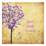PixDezines Maple Tree/purple/fall wedding Announcements