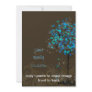 PixDezines maple tree/teal blue Personalized Announcement
