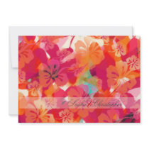 PixDezines Maui Hibiscus Personalized Invite