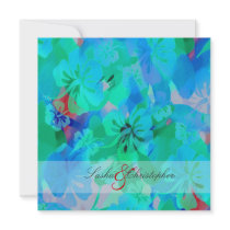 PixDezines Maui Hibiscus Personalized Announcement