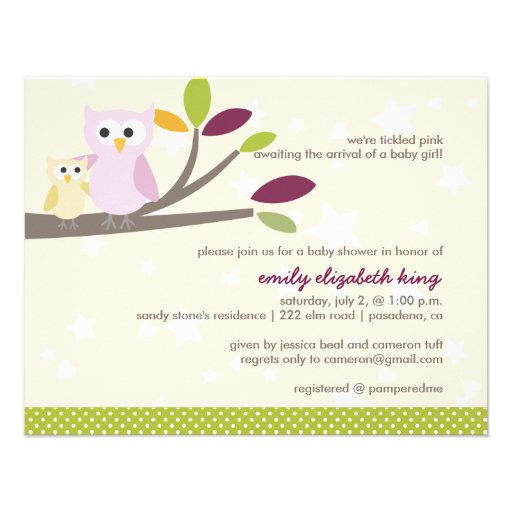 PixDezines Mommy+baby for a baby shower Custom Announcements