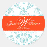 PixDezines Monogram Dolcè Damask, DIY color stickers