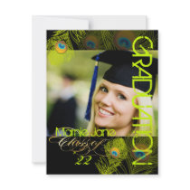 PixDezines Peacock, 2012 Graduation,diy background Announcement