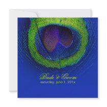 PixDezines Peacock Eye/cobalt/diy Invite