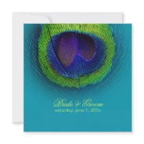 PixDezines Peacock Eye/teal/diy text Invite