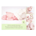 PixDezines photo template birth announcement invitations