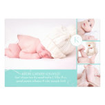 PixDezines photo template birth announcement invitations