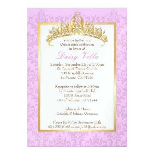 PixDezines pink rossi damask/diy background color Card