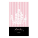 PixDezines Pink+White Chandelier/DIY background Business Card Template