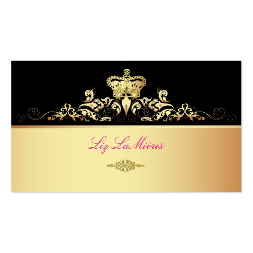 PixDezines Pique Damask + Marie Antoinette Label Business Card Template (back side)