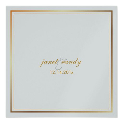 PixDezines plain metallic/diy background color Invitation