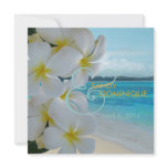 PixDezines Plumeria Lei /beach/tropical wedding Invitation