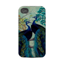 PixDezines Psychedelic Peacock, BB Tough Iphone 4 Case