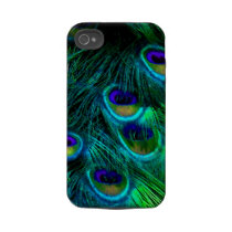 PixDezines Psychedelic Peacock, BB Iphone 4 Tough Covers