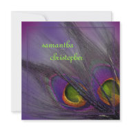 PixDezines Psychedelic Peacock, Customize It! invitation