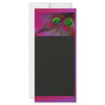 PixDezines Psychedelic Peacock, Customize It! Custom Rack Card