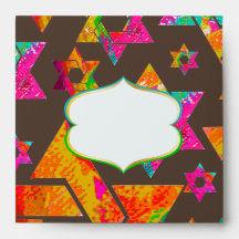 PixDezines Psychedelic Stars..of David, Envelopes