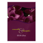 PixDezines Purple Calla lily/ 5x7 Invitations