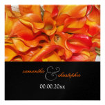 PixDezines quemó la cala anaranjada Invitacion Personalizada