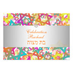 PixDezines reception bar mitzvah/mod stars invitations