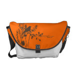 PixDezines retro chick/diy background color rickshaw messenger bags